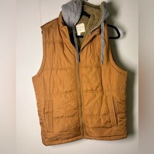 Weatherproof Men's Tan Puffer Vest